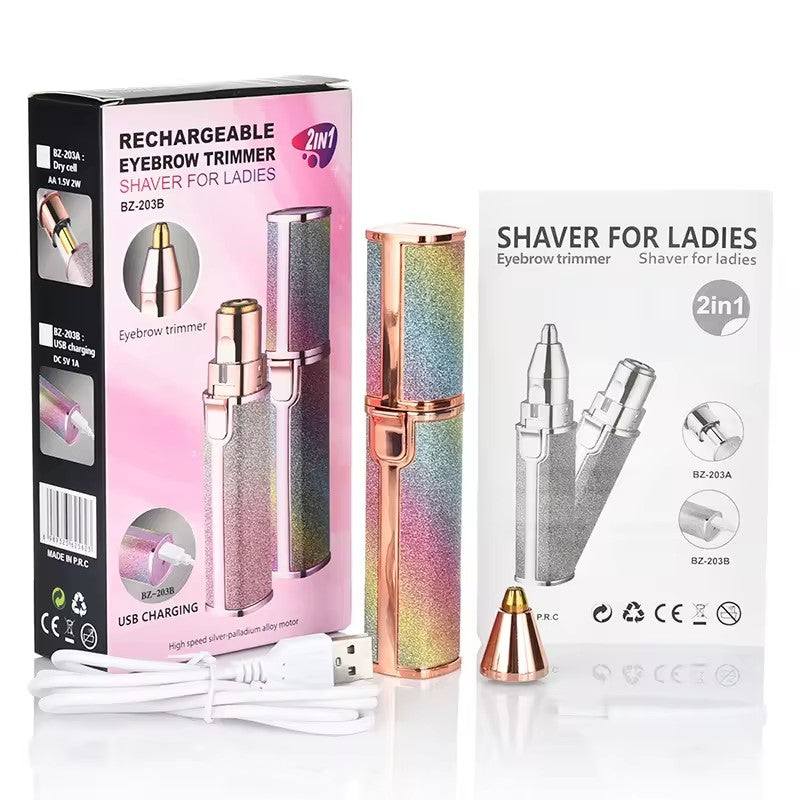 2-in-1 Brow & Facial Trimmer
