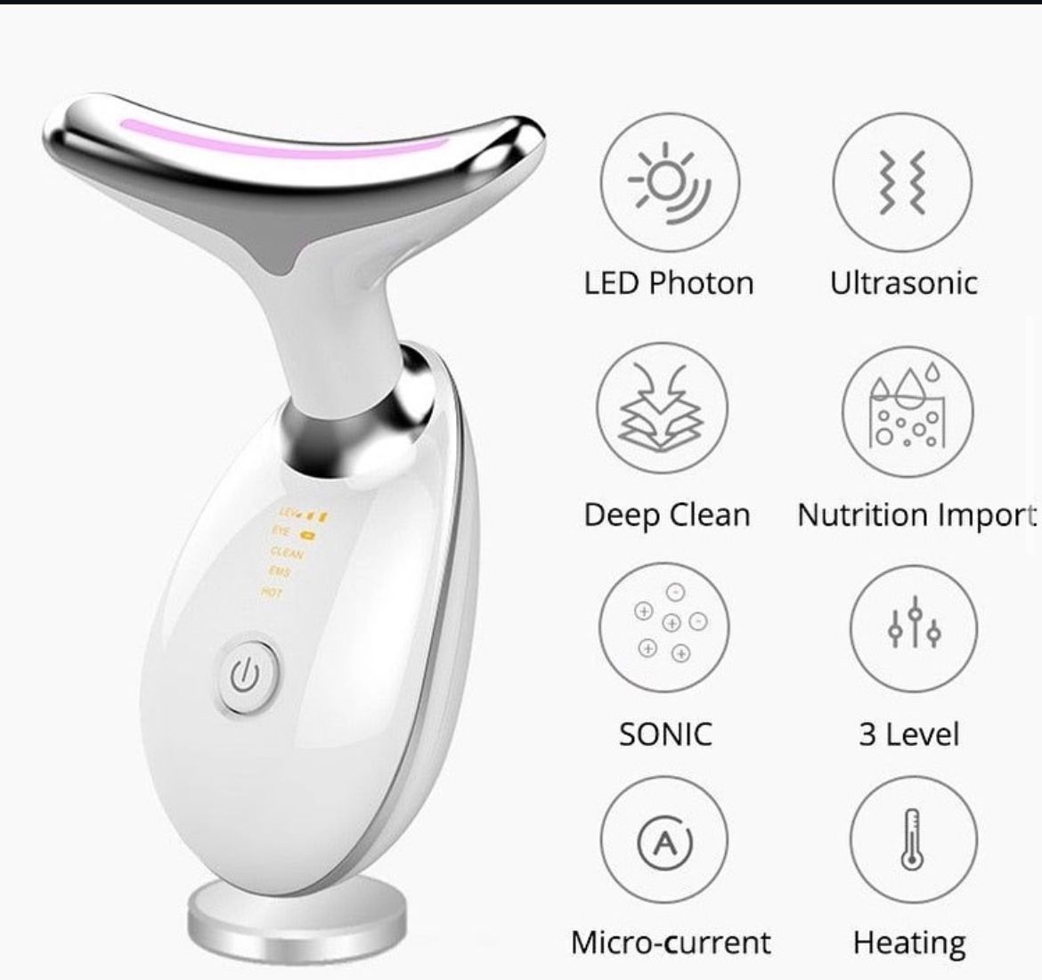 3-in-1 Face & Neck Wrinkle Care Device
